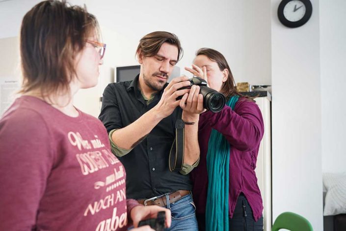 alpha nova Medienteam Schulung mit astrimage FILM