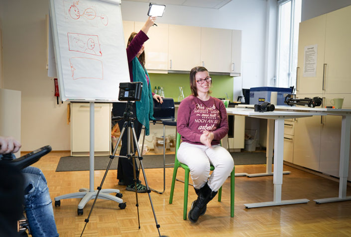alpha nova Medienteam Schulung mit astrimage FILM